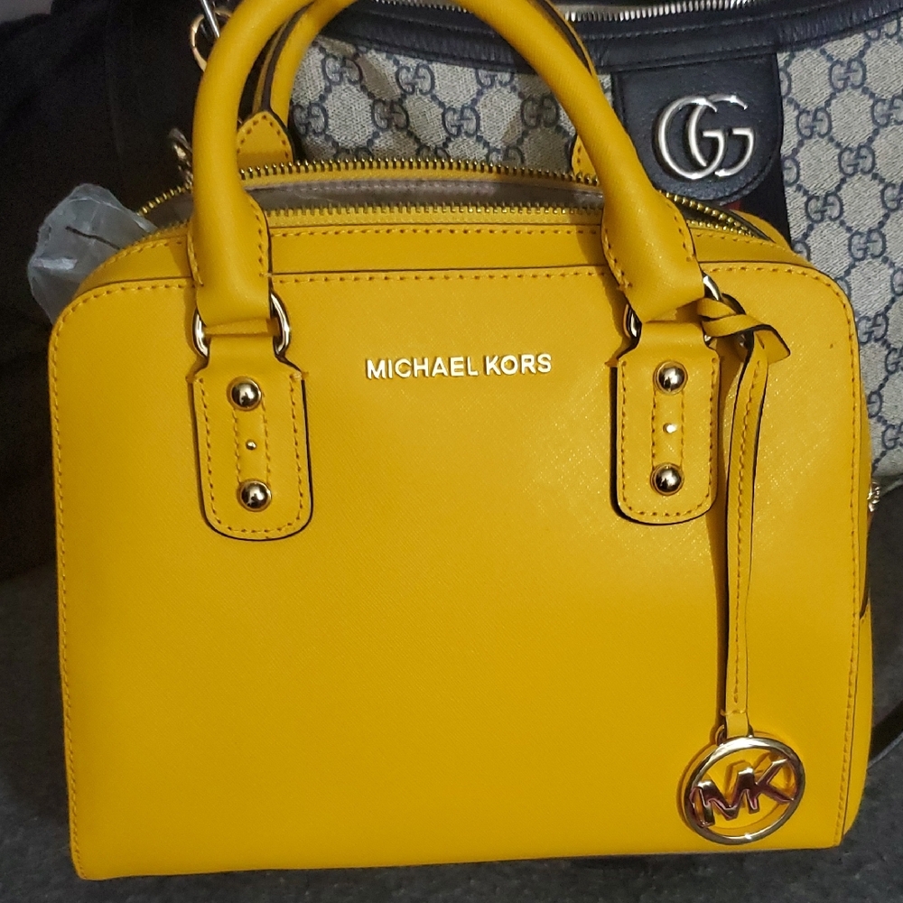 Michael Kors Mustard Yellow Satchel